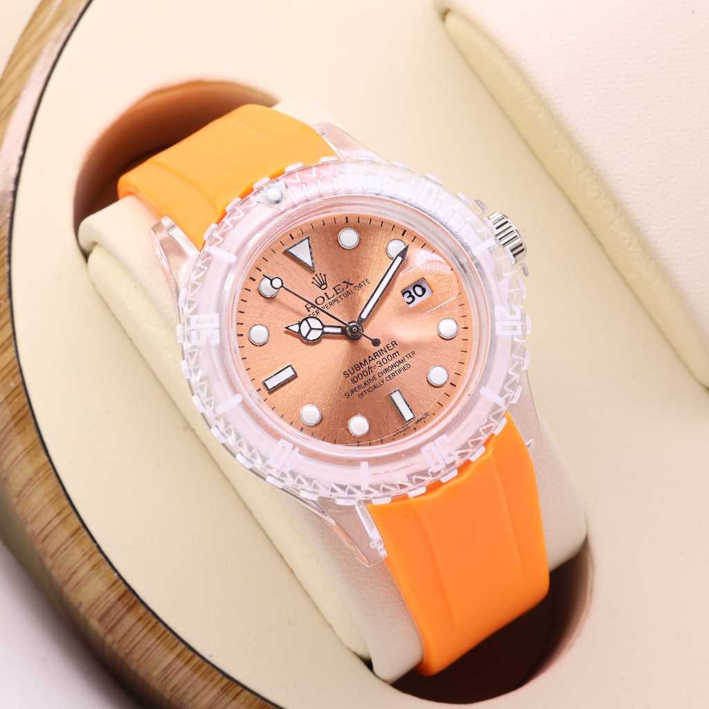 ( BISA COD ) JAM TANGAN PRIA/WANITA ROLEX RUBBER PHANTOMLAB