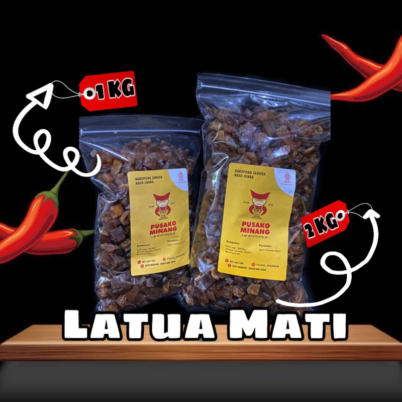 

kerupuk kulit latua mati