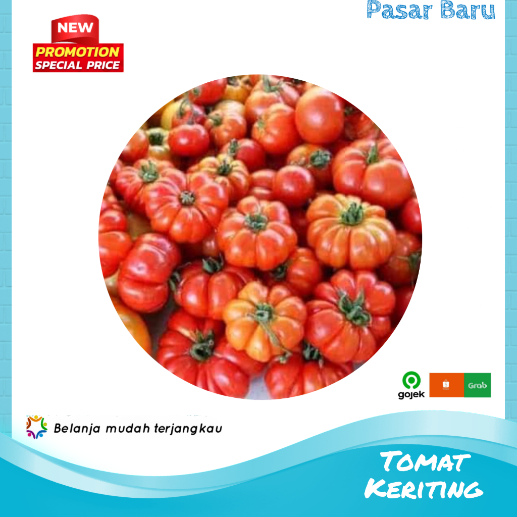 

Tomat Keriting • 500gram ✓ Murah | Pasar Baru Makassar