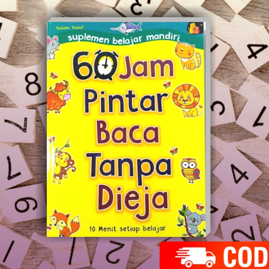 KF7 Buku 6 Jam Pintar Baca Tanpa Dieja Full Colour  BOOKSCOLLECTION