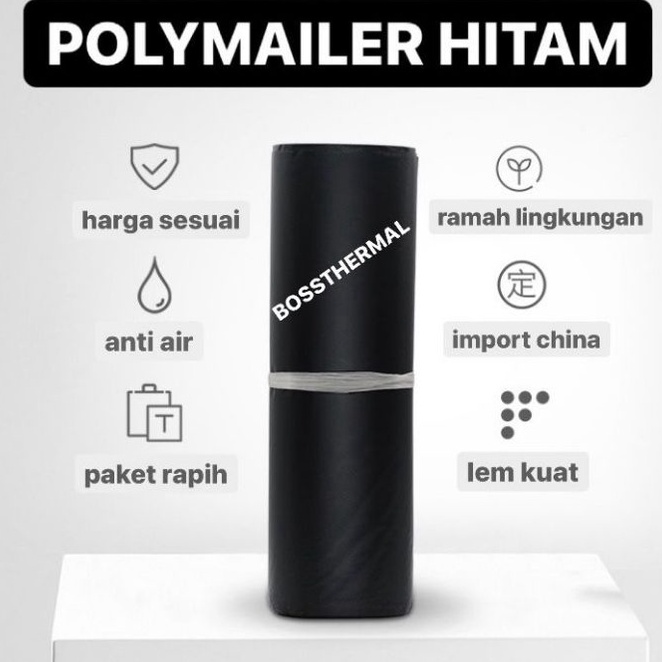 

FG2 POLYMAILER PLASTIK PACKING ONLINE AMPLOP isi 1 pcs ukuran 25x35