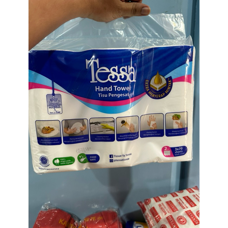 TISSUE DAPUR TESSA 3ROLLS / TISSUE KITCHEN TOWEL / TISSUE MINYAK
