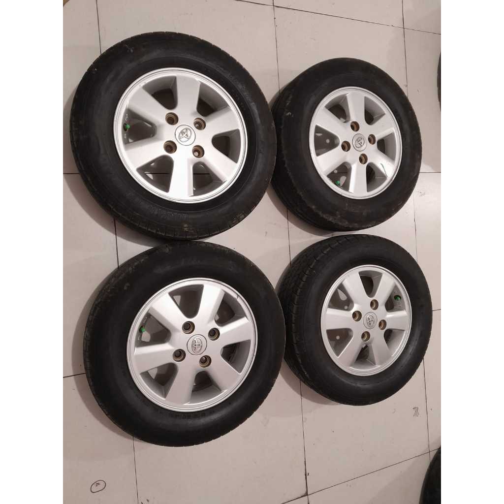 VELG BEKAS OEM COPOTAN AVANZA R14 PLUS BAN GRATIS ONGKIR