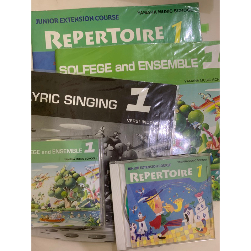 Yamaha repertoire solfege ensemble JXC 1 lengkap dengan CD