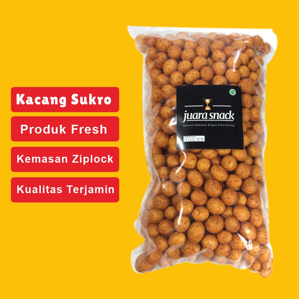 

Juara Snack - Kacang Sukro 500gr