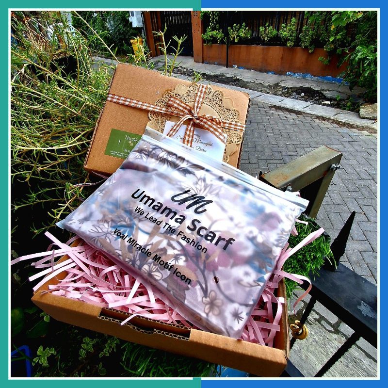 Hijab Umama Seragaman Miracle Motif Hampers Guru Hampers Perpisahan kado hampers murah gift boxhampe