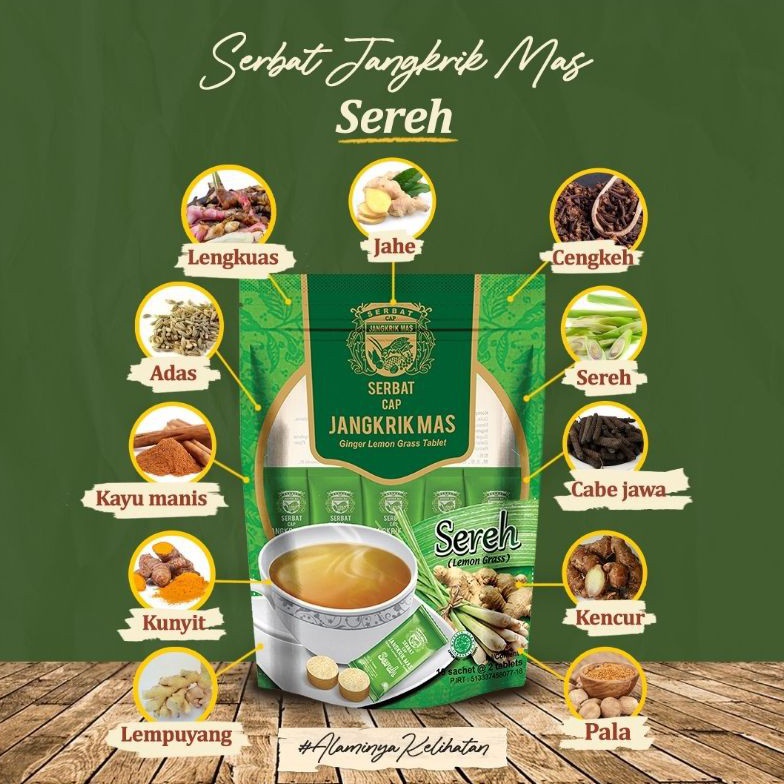 

KHUSUS SERBAT JANGKRIK MAS SEREH MINUMAN HERBAL TRADISIONAL