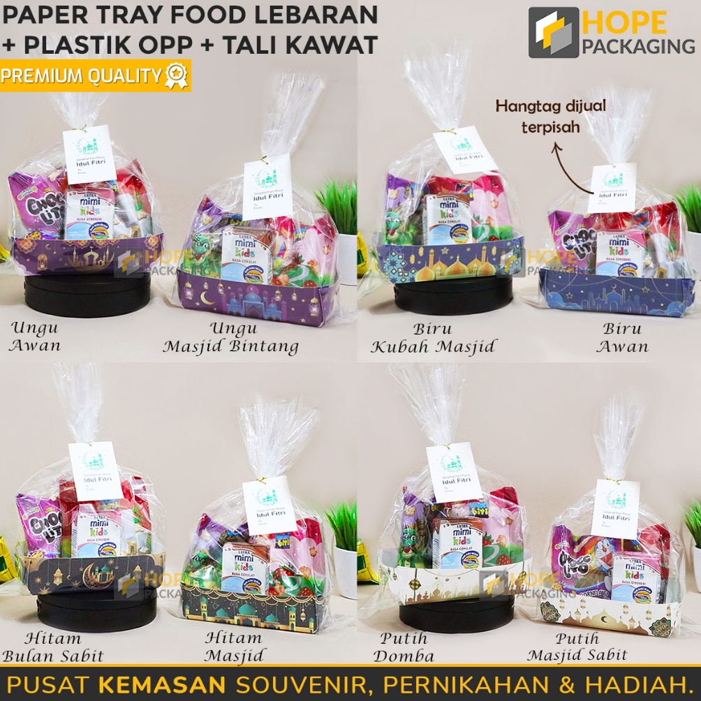 

NEW PROMO Harga 1 Pcs Paper Tray Food Lebaran Plastik Opp Tali Kawat Size 14x8x45cm Sosis Ayam Burger Tatakan Makanan Piring Kertas Bolu Mini Tempat Roti Cupcake