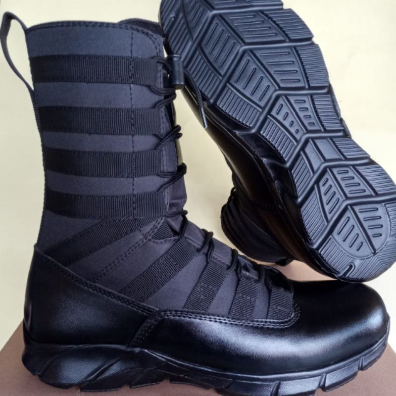 Sepatu PDL TNI POLRI Security Dishub Ukuran Standar Indonesia Model Ninja SFB Super duper Ringan SOL