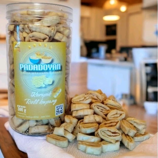 

Keripik Roll Kupang Keju | Keripik Renyah 300g