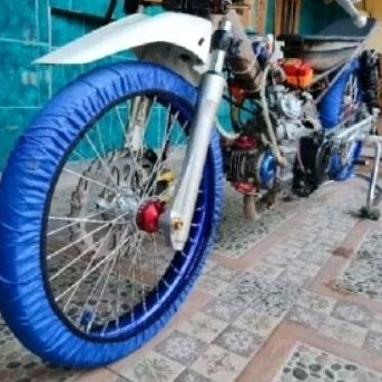 Sarung Cover BAN DRAG Ban Kecil Ring 17 1Set (Depan Belakang)