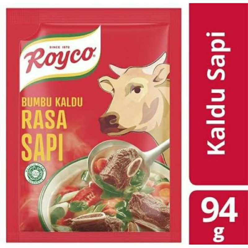 

Bumbu kaldu Rasa Sapi Royco