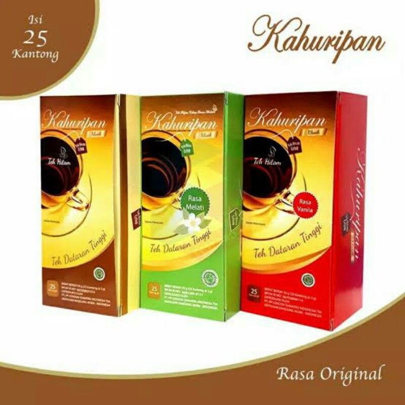 

KAHURIPAN Teh Celup Kemasan Kotak 25 Tea Bags