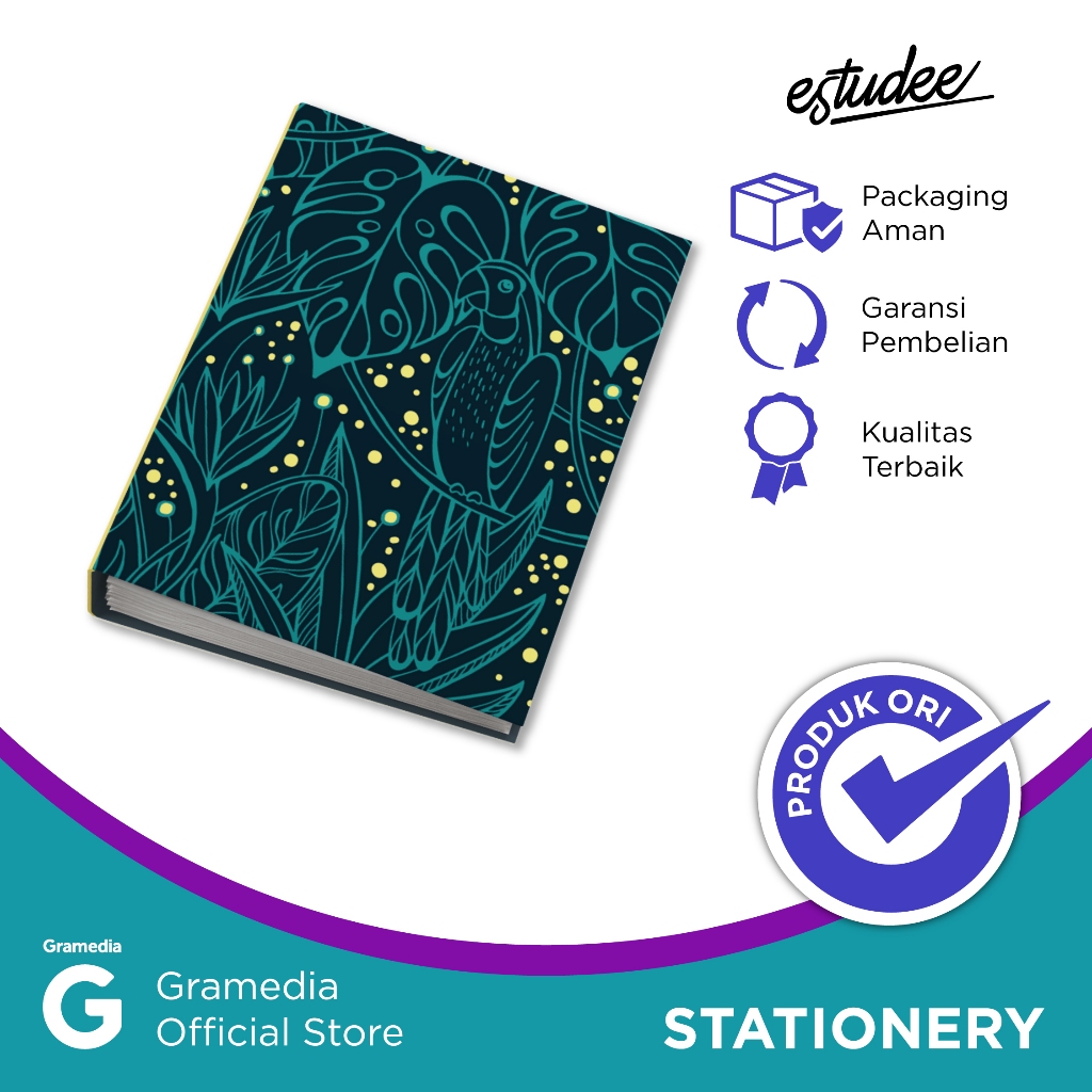 

Gramedia Makassar - Estudee Binder Board B5 Monstera I