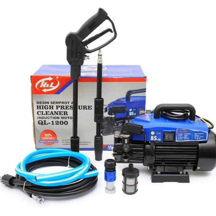 H&L Mesin Cuci Steam Semprot Air High Pressure Jet Cleaner Listrik QL-1200 / QL-1900 - SET Lengkap