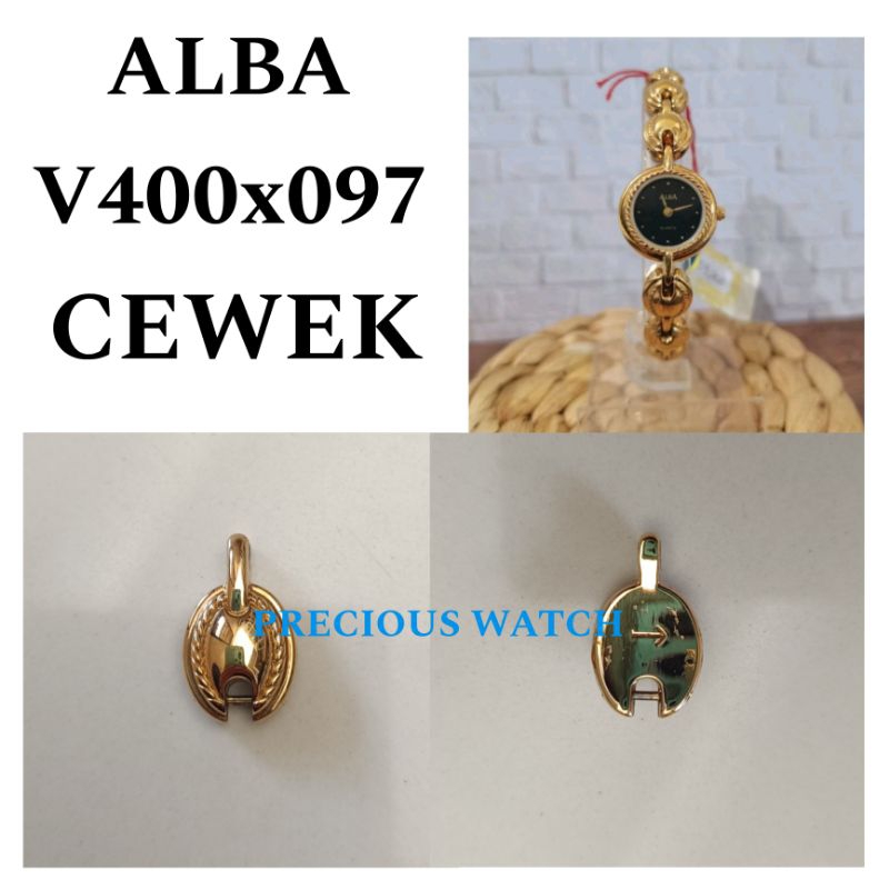 Sambungan Tali Rantai Jam Tangan Alba V400x097 Cewek