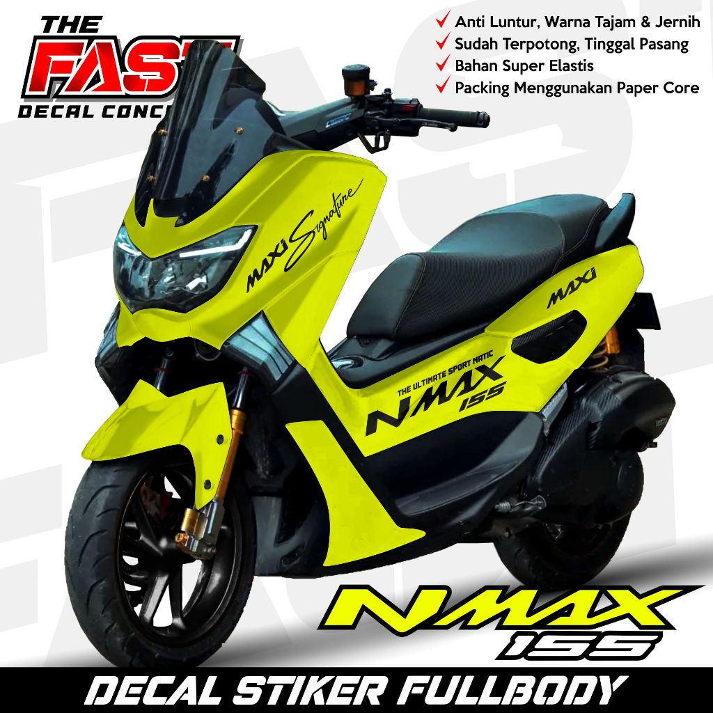 Decal Stiker Motor Yamaha Nmax New Terbaru Full body bisa cod Motif Simpel Polos
