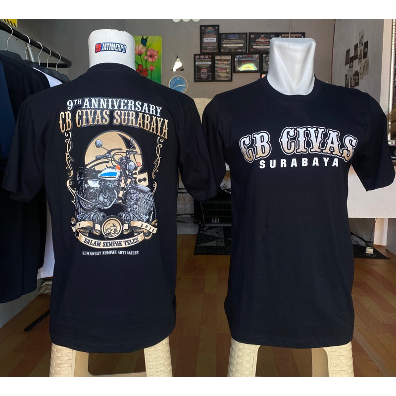 KAOS CB CIVAS SURABAYA ANNIVERSARY KE 9 ORIGINAL