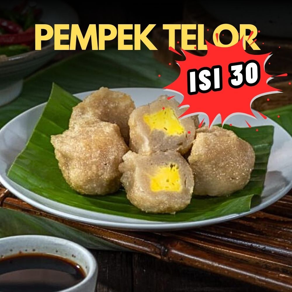 

Pempek Balap isi Telur kecil frozen isi 30pc GRATIS CUKO