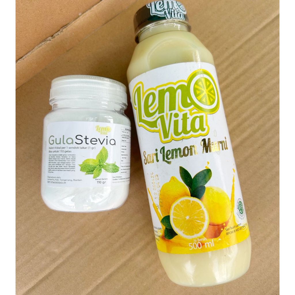 

[ PAKET BUNDLING ] Lemovita + Gula stevia 110 gr