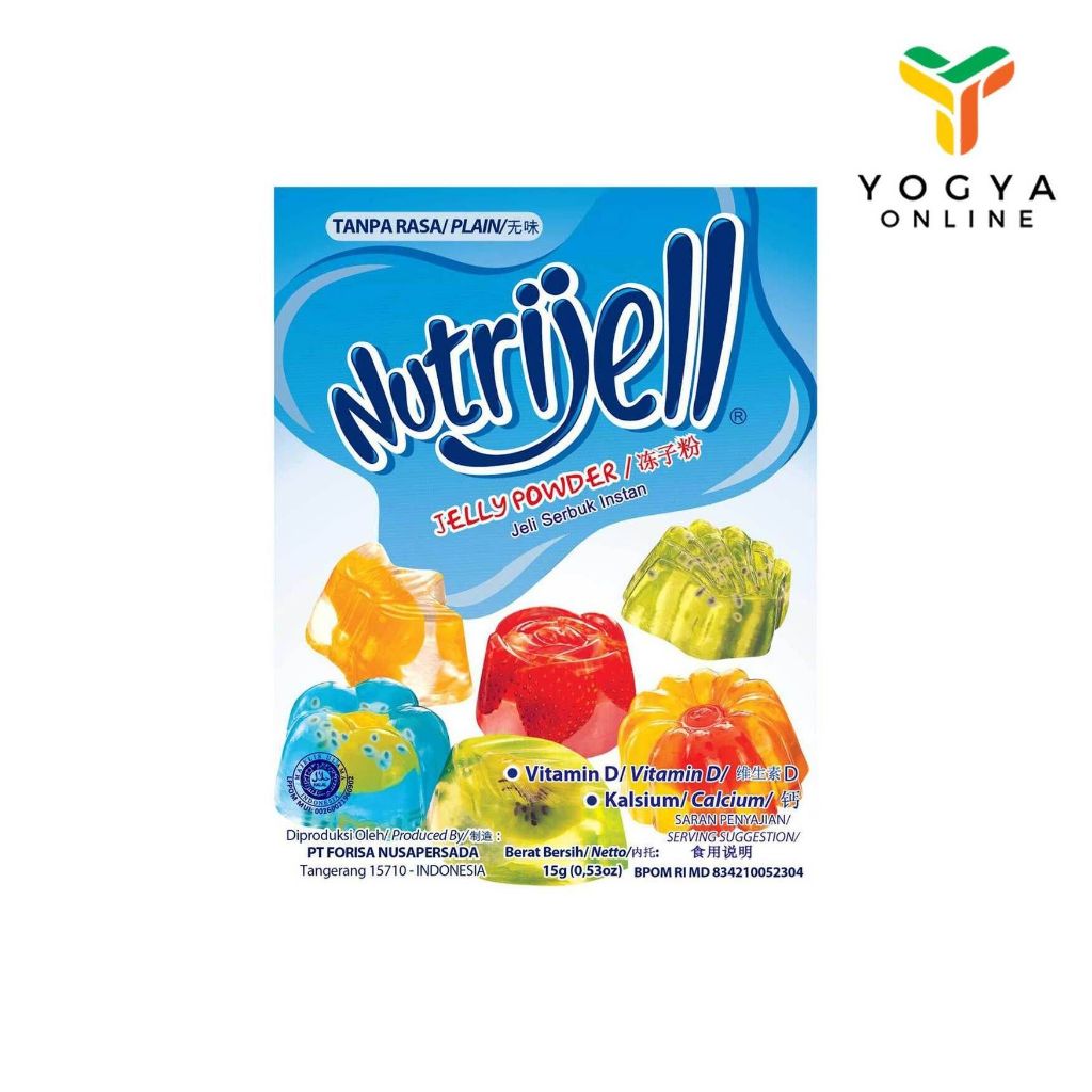 

Nutrijell Plain 15 Gram