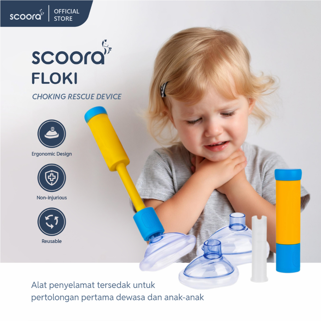 Scoora Floki V2 Anti Sedak Anak Dan Dewasa