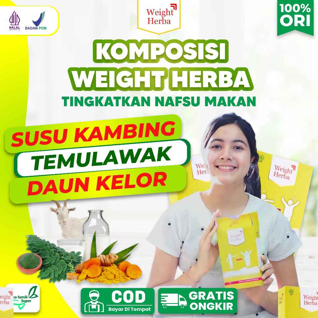 

New // Paket Varian Weight Herba Penambah Nafsu Makan Tingkatkan Berat Badan Distributir Resmi 100%