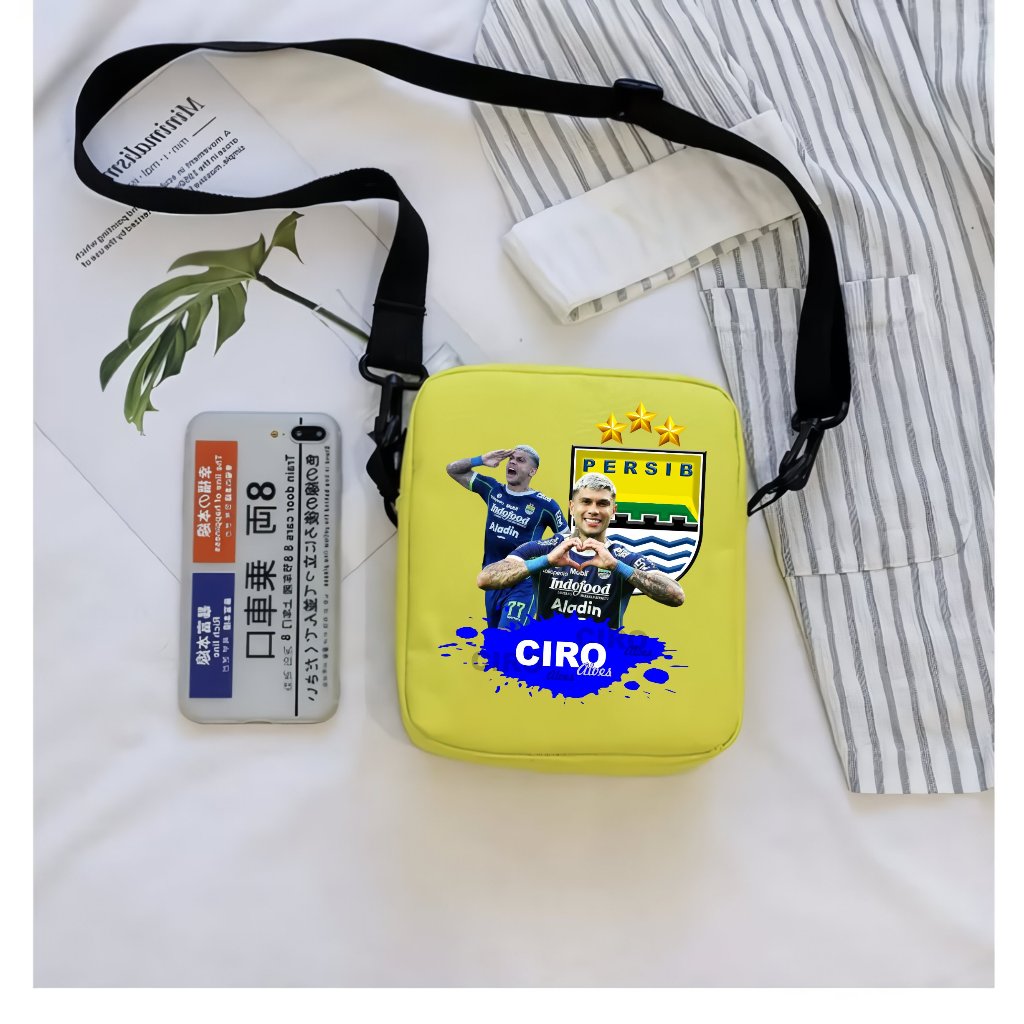 Tas Selempang Ciro Persib Bandung Anak Imut Sekolah Paud TK Unisex