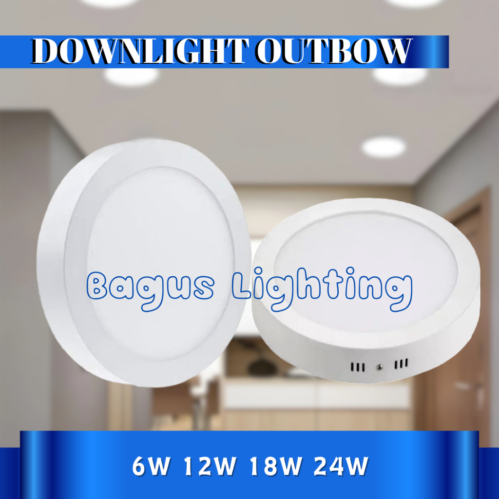 Lampu Outbow LED Plafon Bulat Tempel LED Panel Downlight