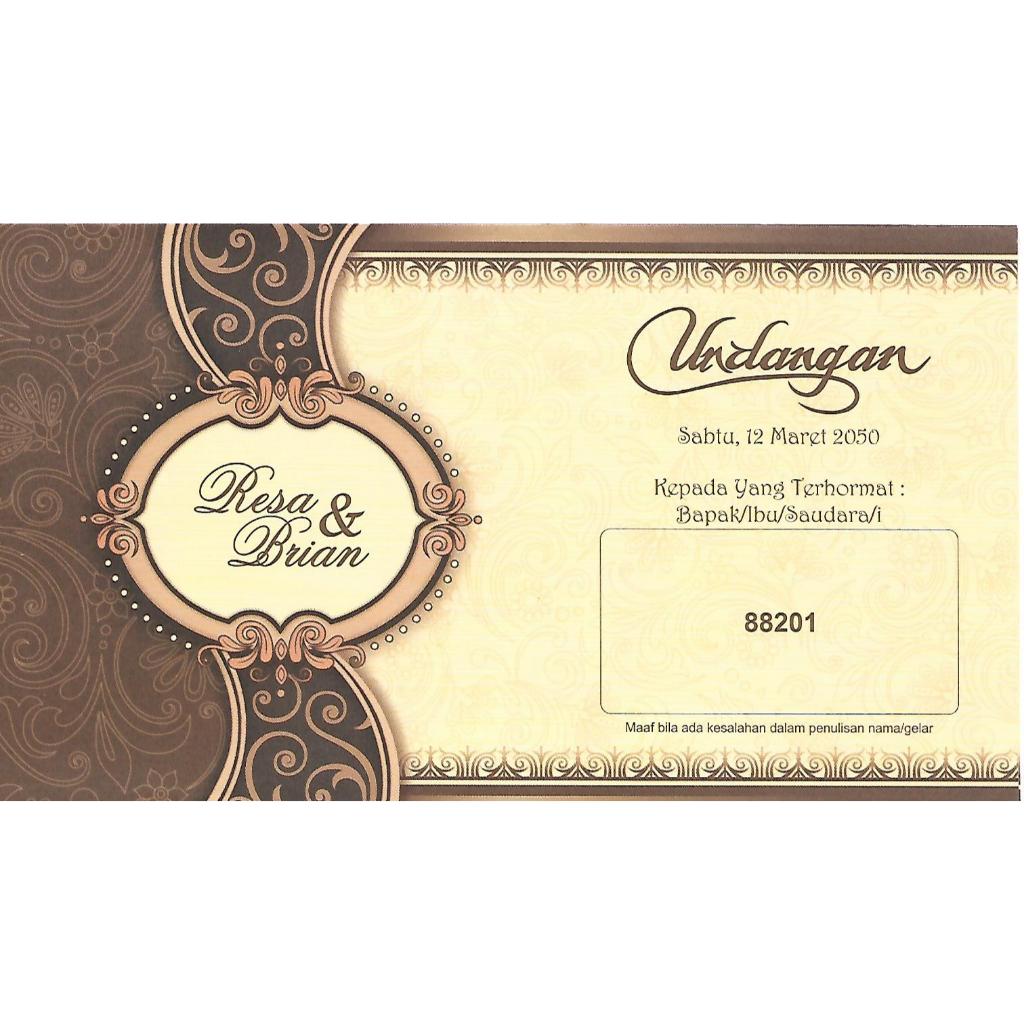 Blanko/Cetak Undangan 88201