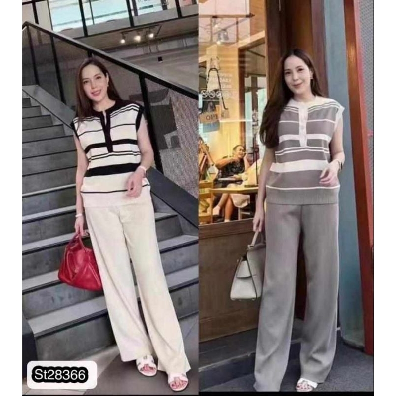SET KNIT CAROLINE SETELAN RAJUT NAGITA SLAVINA RAJUT BANGKOKSet Knit Bkk Set Knit Guangzhou