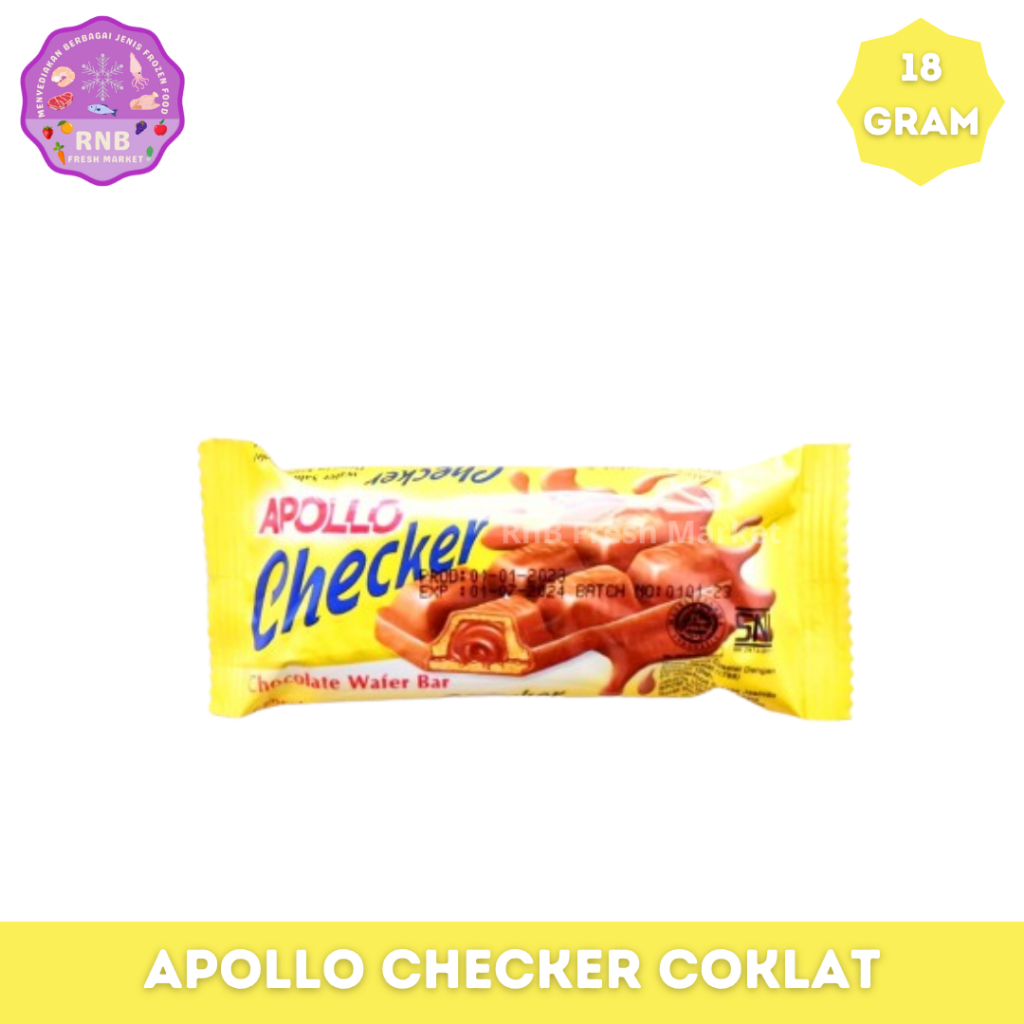 

Apollo Checker Chocolate Wafer Bar Netto 18 Gram