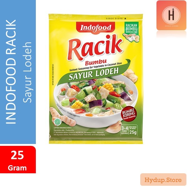 

indofood bumbu racik sayur lodeh 25gr