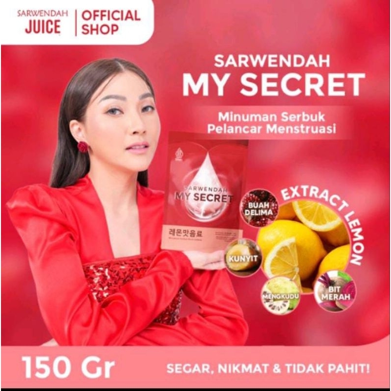 

SARWENDAH MY SECRET MINUMAN SERBUK RASA LEMON 150gr