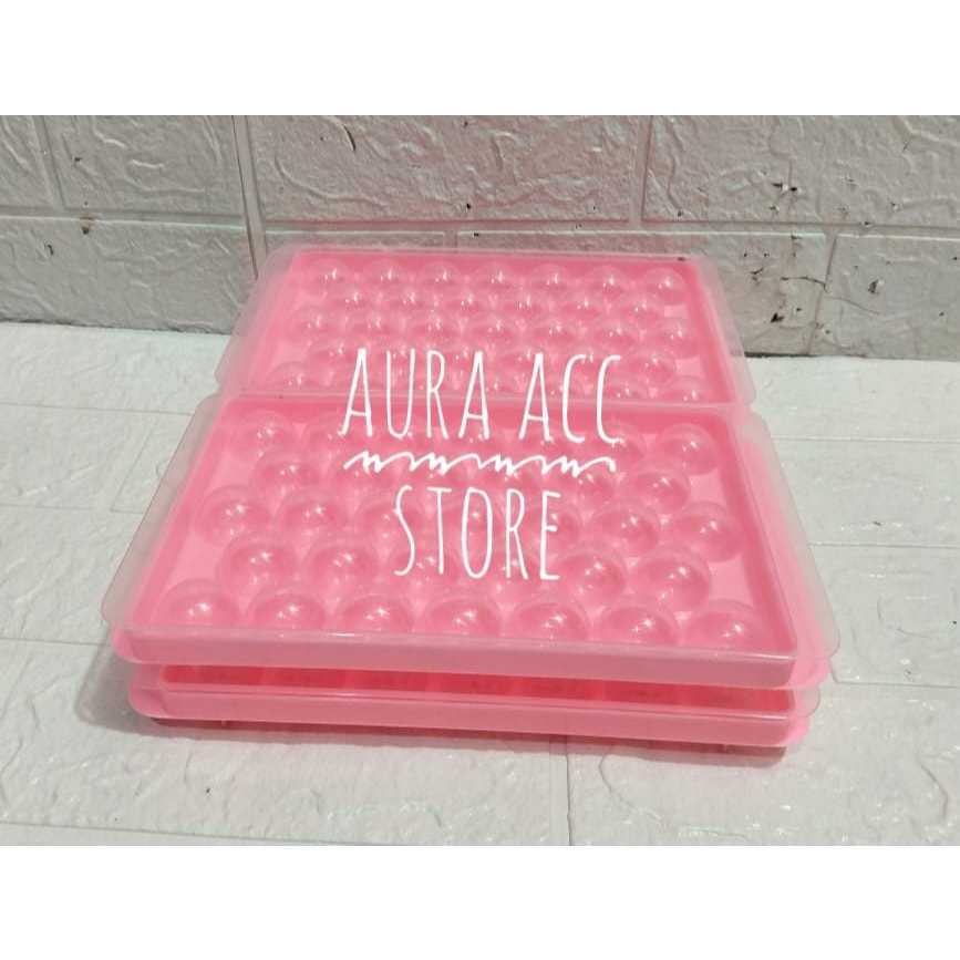 TERBARU 4PCS cetakan es batu bulat kecil kecil/ 33 slot bulatan/ cetakan puding jelly/TERMURAH