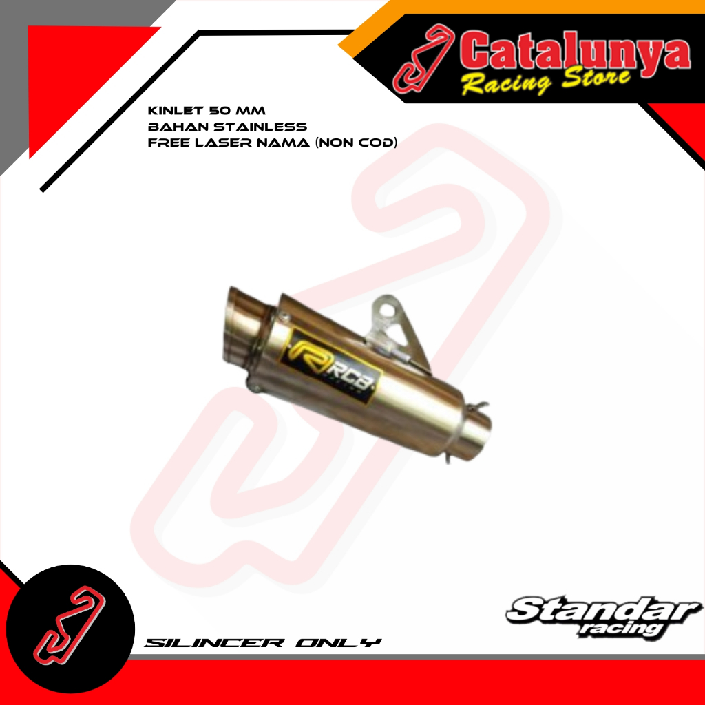 Knalpot RCB Silincer Only / Knalpot Racing RCB Silincer Only / Tabung Knalpot Racing