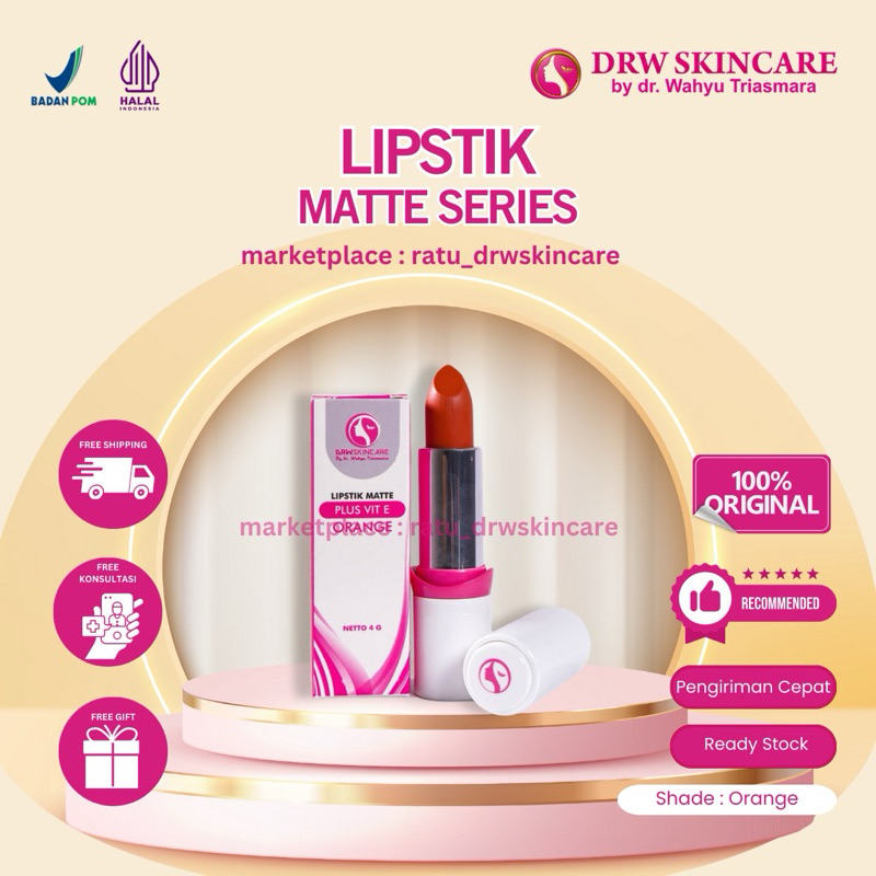 Drw Skincare Original Lipsmatte Stick gk bikin bibir item