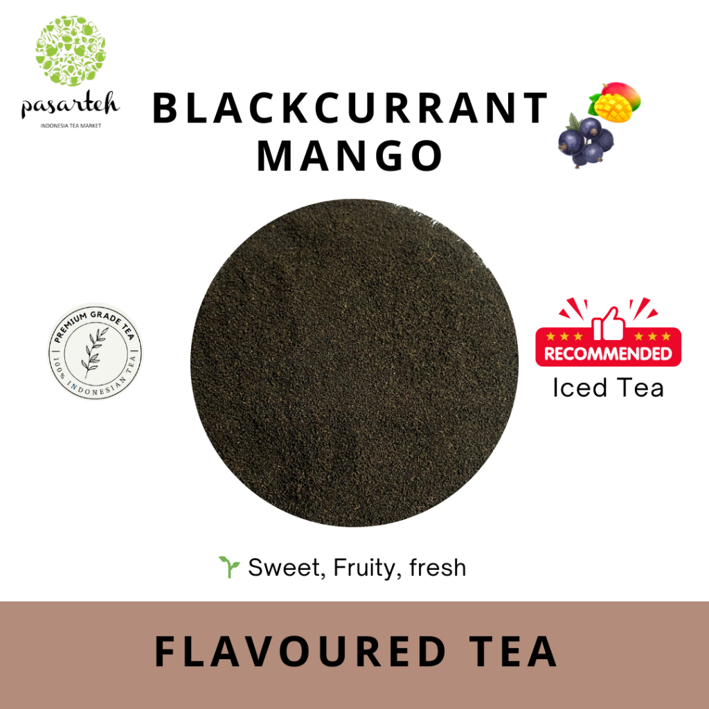 

[ pasarteh ] Blackcurrant Mango Tea I Flavour Tea I Black Tea I Blackcurrant Tea