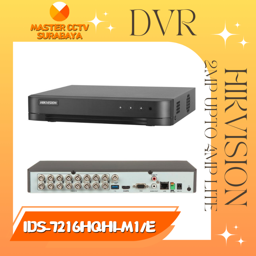 DVR HIKVISION iDS-7216HQHI-M1 16 Chanel HIKVISION DVR 16CH iDS 7216HQHI M1