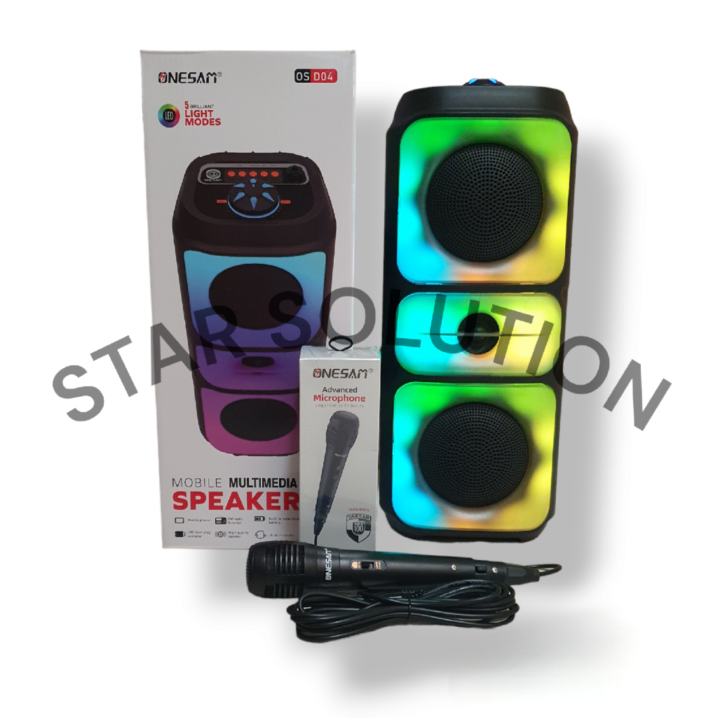 Speaker Bluetooth karaoke / Speaker Bluetooth / Speaker Portable / Speaker Karaoke 1 Mic ONESAM