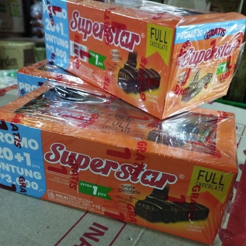 

wafer superstar/wafer roma 1pack isi 20pcs