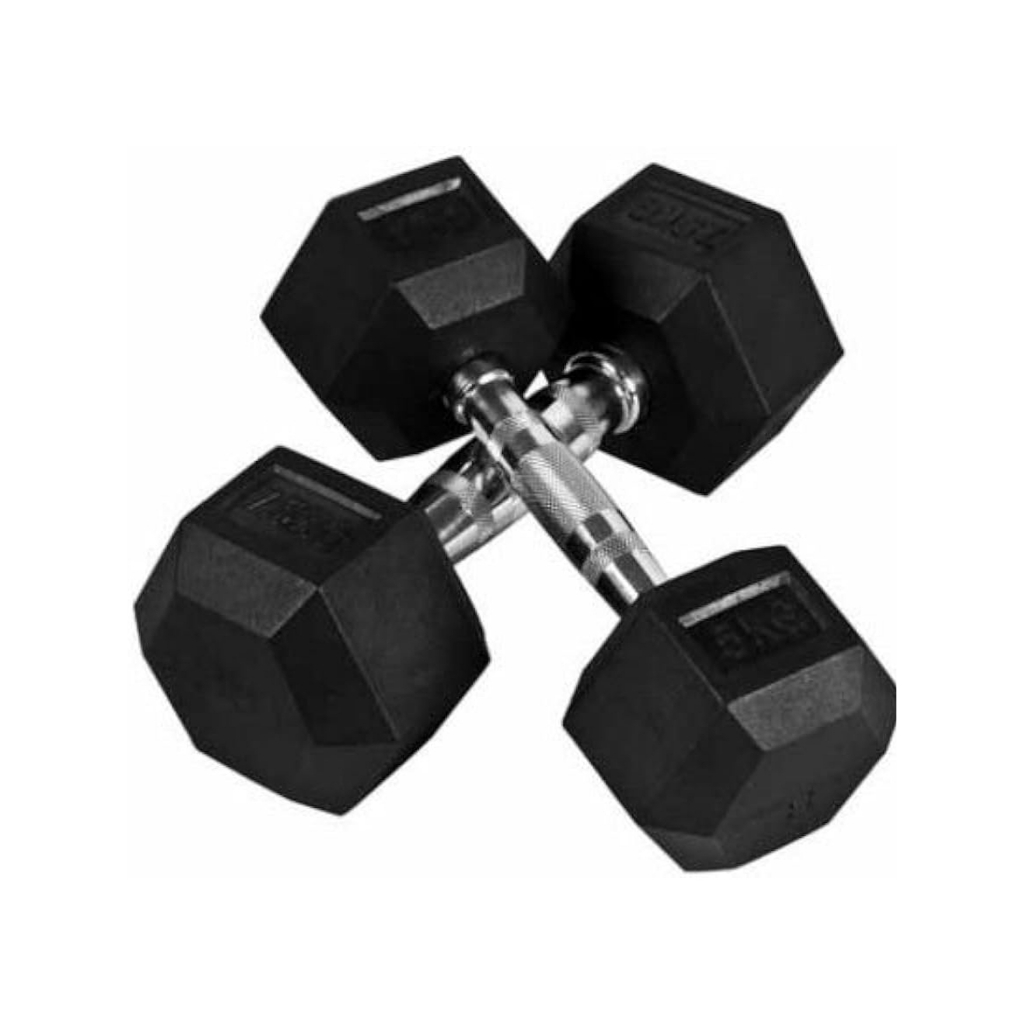 Dumbbell set peralatan fitness hexagonal dumbell dengan perlindungan lingkungan