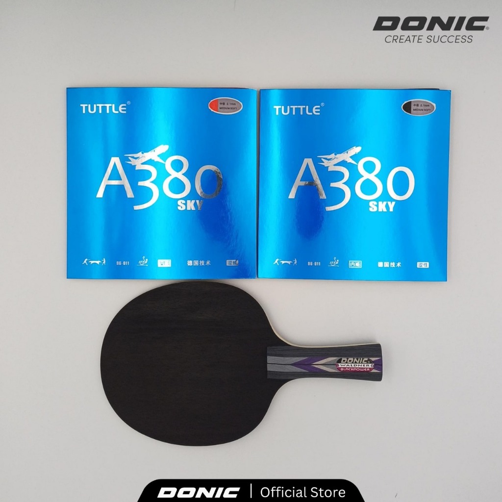 Donic Bat Pingpong Black Power kombinasi karet china set