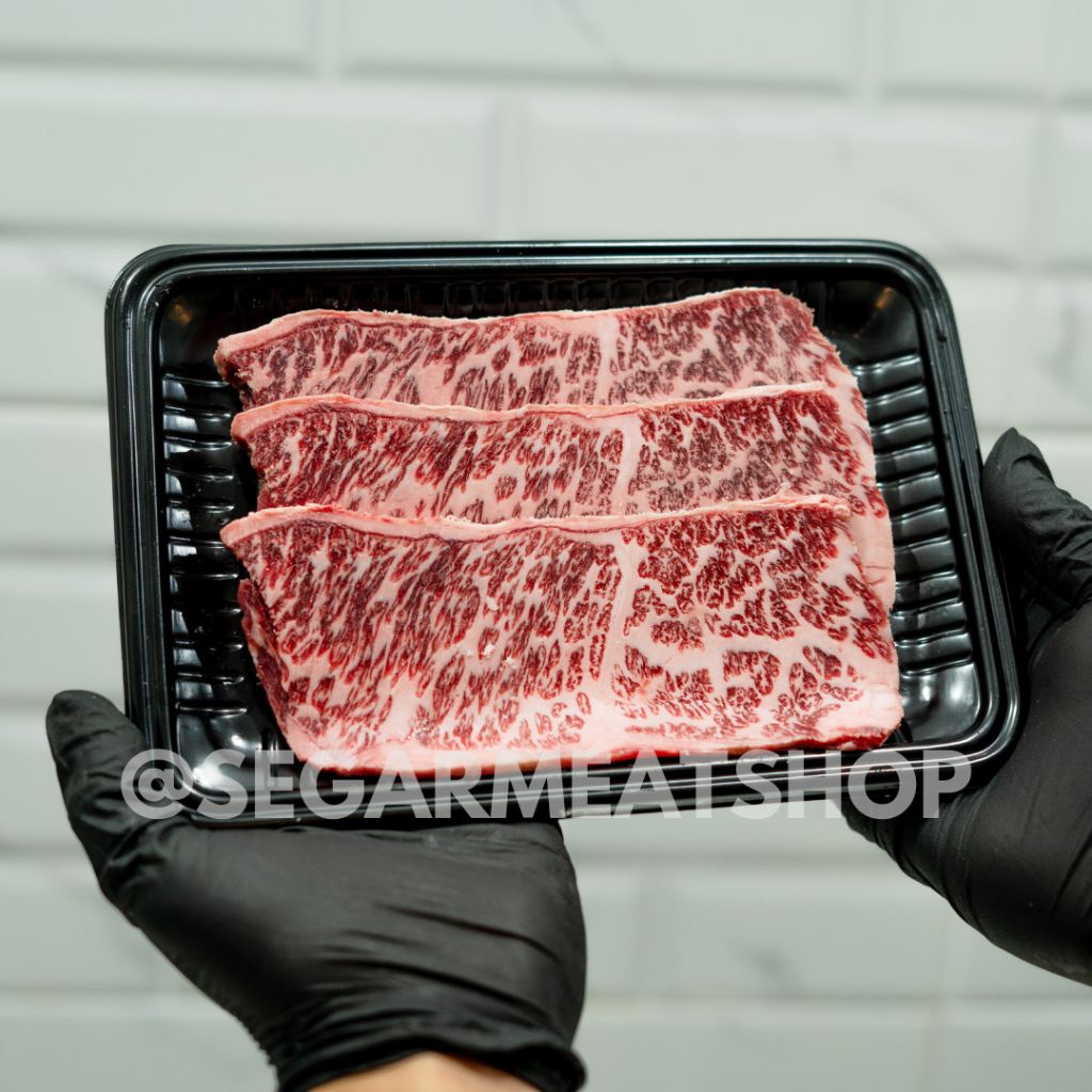 

Zabuton Wagyu Mb9+ - Steak, Japanese BBQ/Grill - Daging Steak Jepang Berkualitas