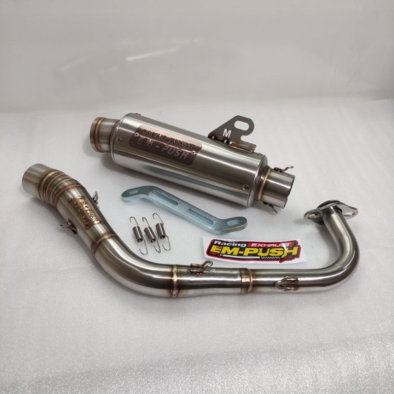 KNALPOT RACING EMPUSH EXHAUST YAMAHA MIO J Soul GT