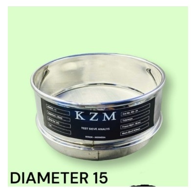 Sieve Ayakan Stainless Mesh 24 Test Mesh 24 (800 um) Diameter 15cm