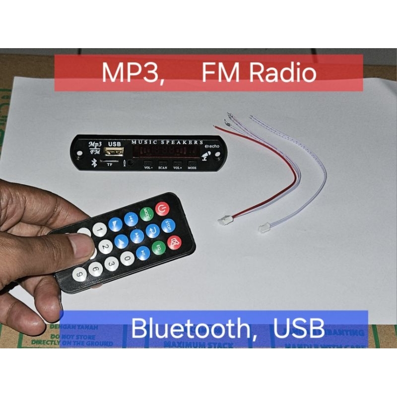 Modul MP3 FM RADIO BLUETOOTH USB