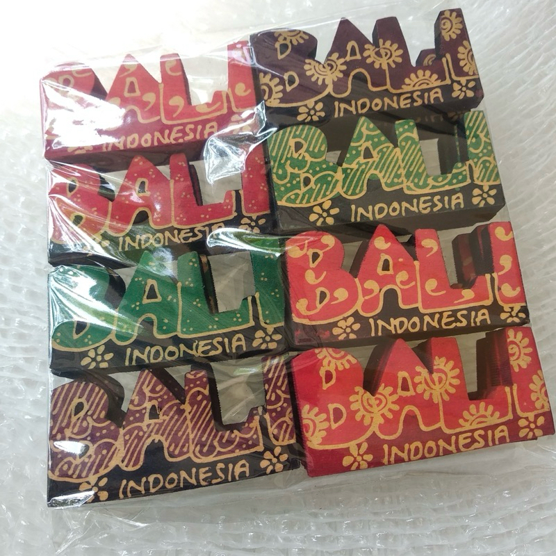 Magnet Kulkas khas BALI / Souvenir oleh - oleh khas Bali Indonesia