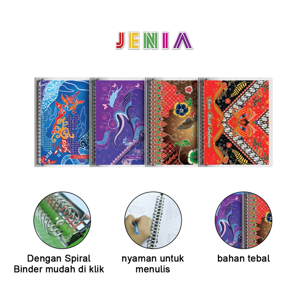 

Binder A5 Batik Jenia