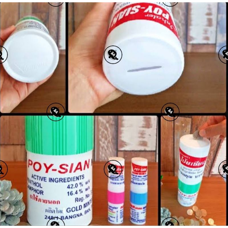POY-SIAN PIGGY BANK/CELENGAN INHALER THAILAND//POY-SIAN MARK INHALER CELENGAN